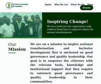 Citizennetwork.org.ng(The Citizen Network of Nigeria) Screenshot