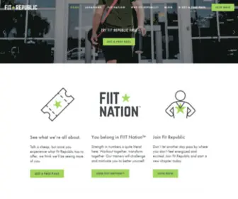 Citizenoffit.com(Fit Republic Gyms & Health Clubs) Screenshot