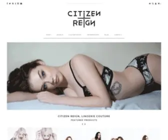 Citizenreign.com(Citizen Reign Lingerie) Screenshot