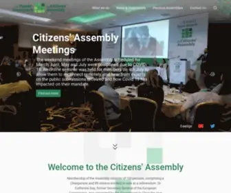 Citizensassembly.ie(The Citizens' Assembly) Screenshot