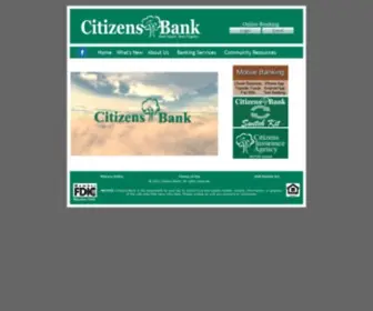 Citizensbankrb.com(We Are Your Citizens Bank) Screenshot