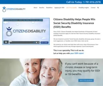Citizensdisability.com(Citizens Disability) Screenshot
