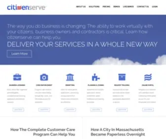 Citizenserve.com(Citizenserve Community Development Software) Screenshot