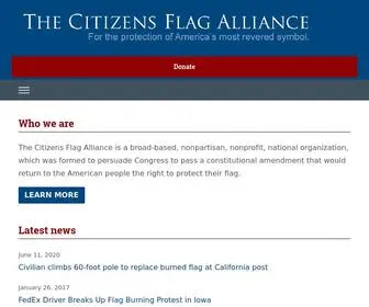 Citizensflagalliance.org(The Citizens Flag Alliance) Screenshot