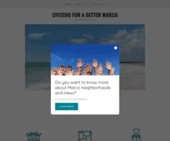 Citizensforabettermarco.com(CitizensForABetterMarco) Screenshot