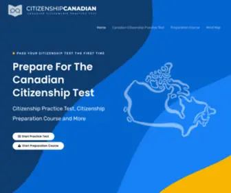Citizenshipcanadian.com(Prepare for the Citizenship Test) Screenshot