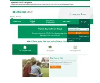 Citizensone.com(Personal & Business Banking) Screenshot