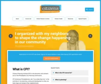 Citizensplanninginstitute.org(Citizens Planning Institute) Screenshot