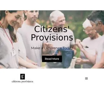 Citizensprovisions.org(Citizens Provisions) Screenshot