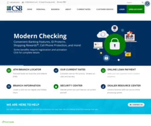 Citizensstatebank.com(Citizensstatebank) Screenshot