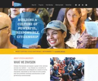 Citizenuniversity.us(Citizen University) Screenshot