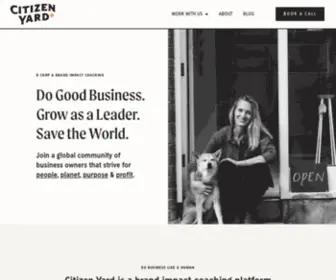 Citizenyard.com(B Corp) Screenshot