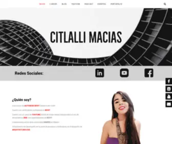 Citlallimacias.com(CITLALLI MACIAS) Screenshot