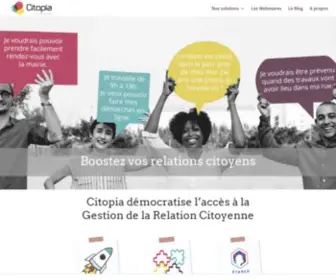 Citopia.fr(Le territoire digital et participatif) Screenshot