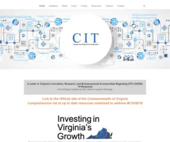 Cit.org(Center for Innovative Technology Main) Screenshot