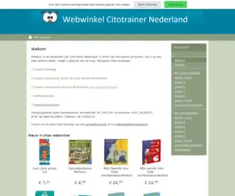 Citotrainernederland.nl(Webwinkel Citotrainer Nederland) Screenshot