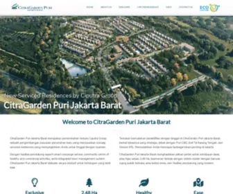 Citragardenpuri.com(Dari Ciputra Group (Official Website)) Screenshot