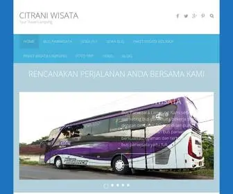 Citraniwisata.com(Citrani Wisata Tour Travel Lampung) Screenshot