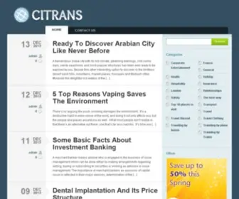 Citrans.org.uk(Citrans) Screenshot