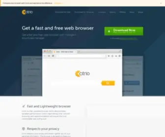 Citrio.com(Citrio Browser) Screenshot