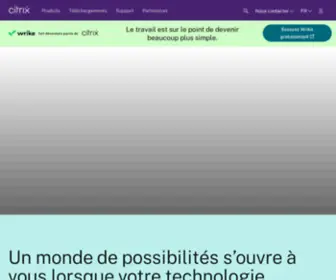 Citrix.fr(Citrix ) Screenshot