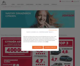 Citroen-Advisor.sk(Názory zákazníkov na vozidlá) Screenshot