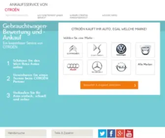 Citroen-Kauft-IHR-Auto.de(Citroën führt eine unverbindliche Bewertung Ihres Altfahrzeugs durch) Screenshot