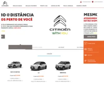 Citroen.com.br(Conheça a gama de carros Citroën) Screenshot