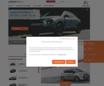 Citroen.com.mt(Citroën Malta) Screenshot