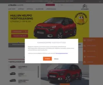 Citroen.fi(Citroënin laajasta mallistosta löydät mukavat henkilö) Screenshot