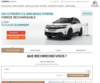 Citroen.fr(Voitures neuves) Screenshot