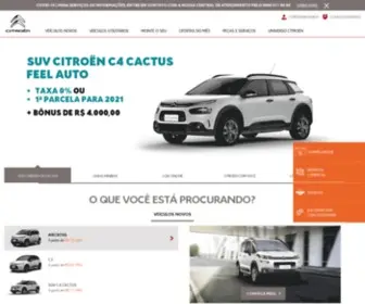 Citroenbr.com.br(Conheça a gama de carros Citroën) Screenshot