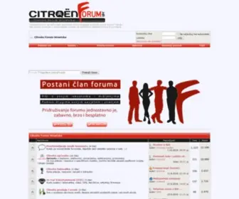 Citroenforum.hr(Citroën) Screenshot