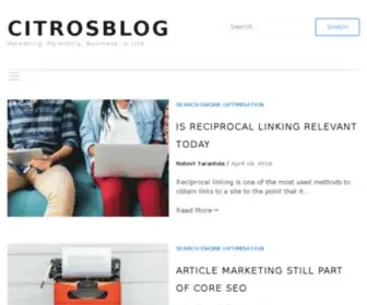 Citrosblog.com(Marketing, Parenting, Business & Lifestyle) Screenshot