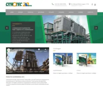 Citrotec.com.br(Equipamentos industriais) Screenshot