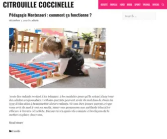 Citrouillecoccinelle.com(Citrouille Coccinelle) Screenshot