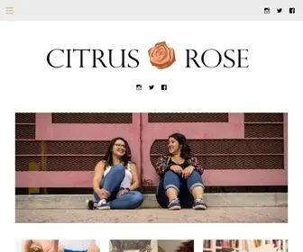 Citrus-Rose.com(A Canadian Lifestyle and Self) Screenshot