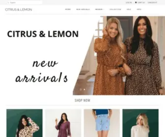 Citrusandlemon.com(Unique Womens Clothing Boutique) Screenshot