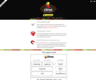 Citrusengine.com(Citrusengine) Screenshot