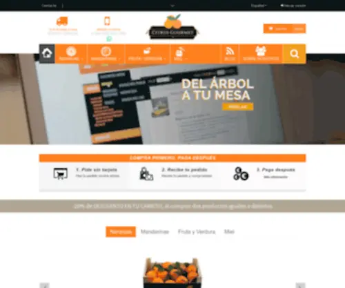 Citrusgourmet.com(Venta de naranjas online) Screenshot
