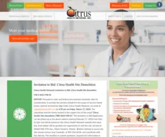 Citrushealth.org(Citrus Health Network) Screenshot