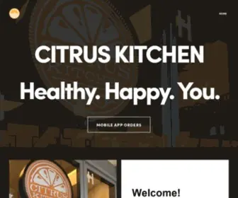 Citruskitchen.com(Citrus Kitchen Citrus Kitchen Restaurant) Screenshot