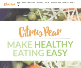 Citruspeardinners.com(Citrus pear) Screenshot