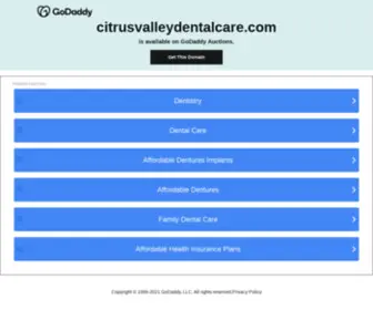 Citrusvalleydentalcare.com(Citrusvalleydentalcare) Screenshot