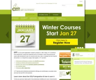 Citt.ca(Supply Chain Logistics Courses and Certification) Screenshot
