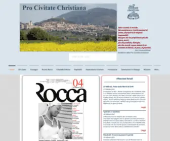 Cittadella.org(Sito istituzionale della Pro Civitate Christiana e dell'Associazione "Amici della Cittadella) Screenshot