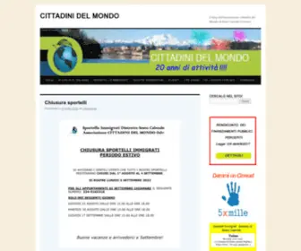 Cittadinidelmondo.blog(Il blog dell'associazione Cittadini del Mondo di Sesto Calende (Varese)) Screenshot