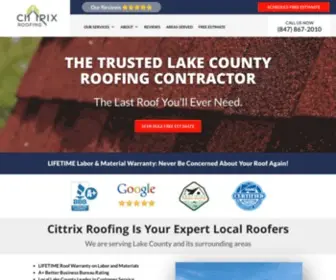 Cittrix.com(Cittrix Roofing) Screenshot