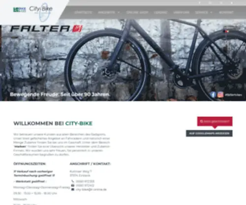 City-Bike-Einbeck.de(City-Bike - 37574) Screenshot