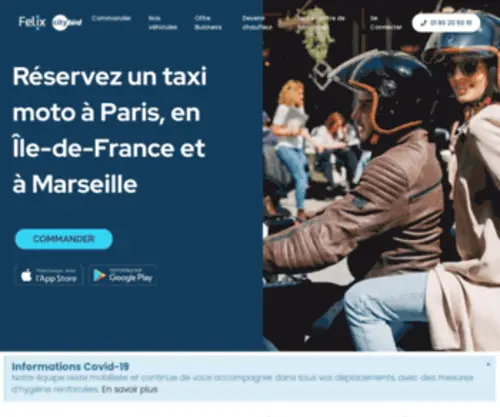 City-Bird.com(Citybird leader du taxi moto à Paris) Screenshot